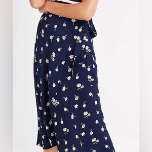 Madewell Tulip-Hem Wrap Skirt in Floral Heydey